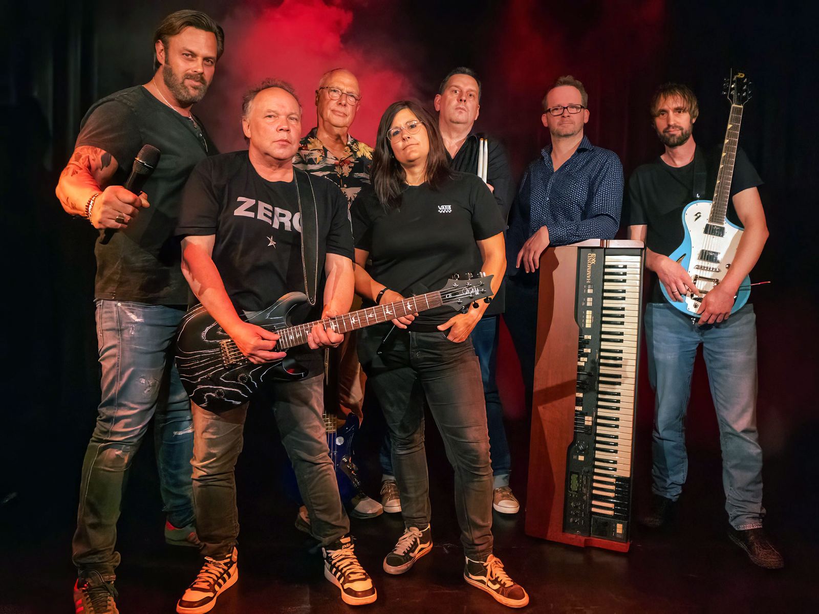 Die Band Riff auf der Bühne